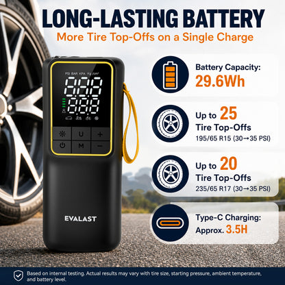 Long-Run 150 PSI Cordless Tire Inflator