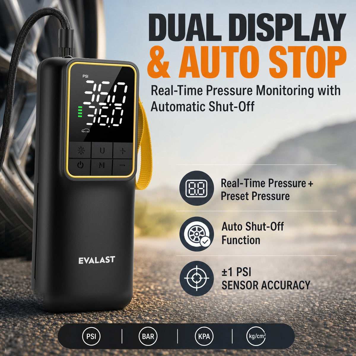 Long-Run 150 PSI Cordless Tire Inflator