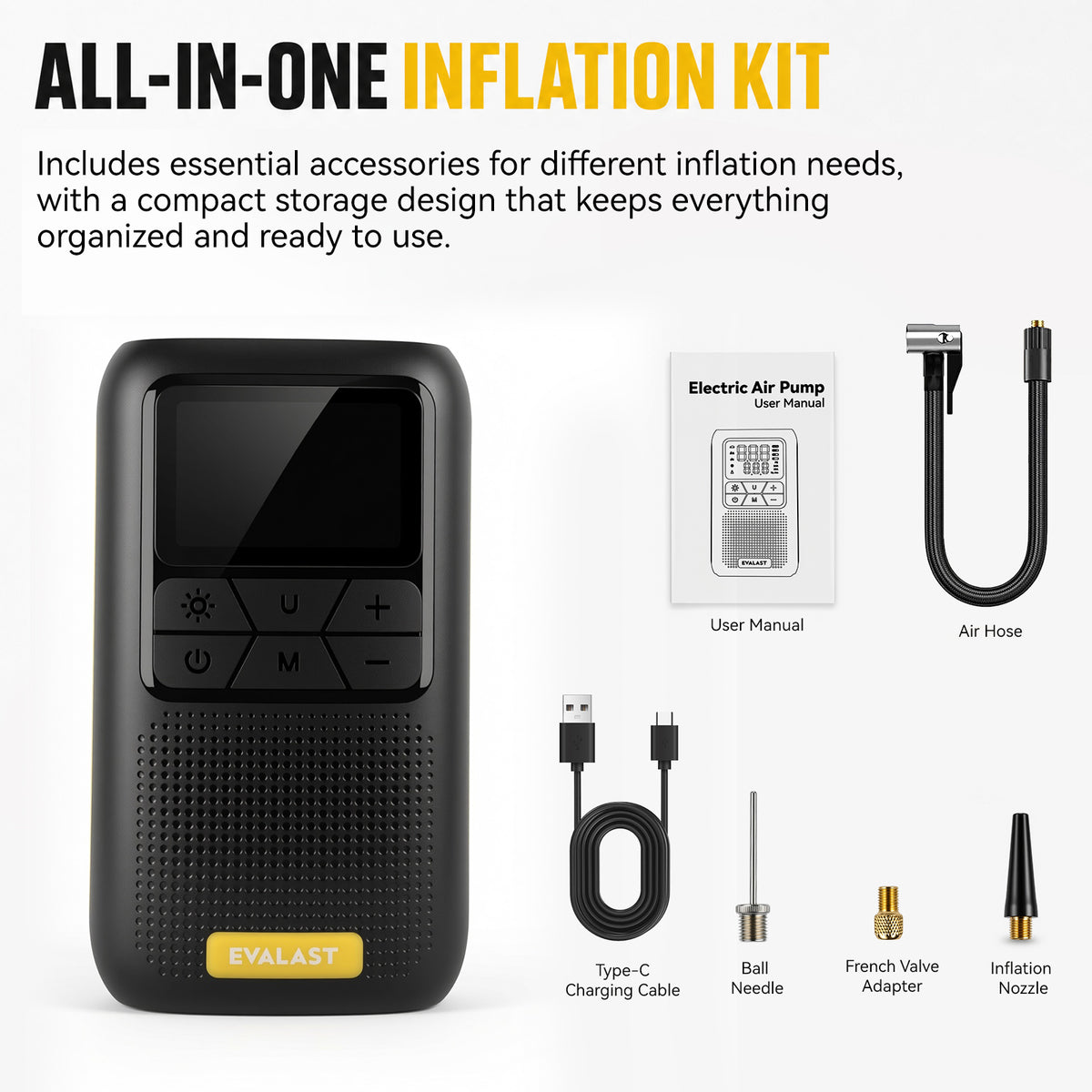 Compact 150 PSI Cordless Tire Inflator
